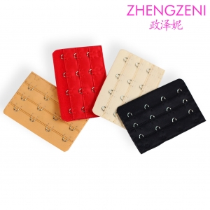 AG-201 政泽妮三排四扣 文胸罩延长扣/加长扣/活动调节扣/美体内衣背扣排扣